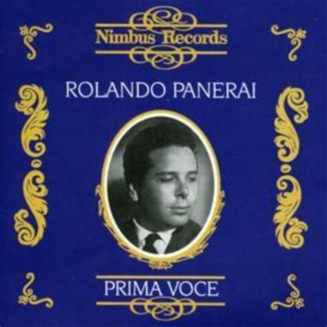 prima voce panerai|Prima Voce: Rolando Panerai [CD] .